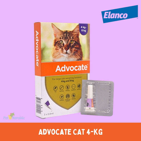 ELANCO Obat Kutu Kucing ADVOCATE For Large Cat 4-8kg (1pcs)– Pet
