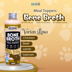GULAPAWS Makanan Anjing Kucing Beef Bone Broth 250ml Frozen Food Gulapaws 