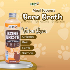 GULAPAWS Makanan Anjing Kucing Topper Chicken Bone Broth 250ml Frozen Food Gulapaws 