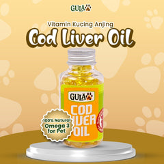 GULAPAWS Vitamin Kucing Anjing Minyak Ikan COD Liver Oil 100pcs no type Pet Republic Indonesia 