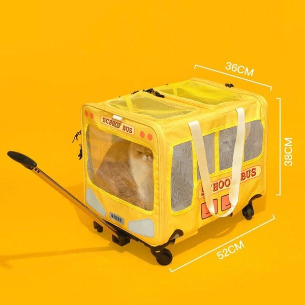 Combo Pet Carrier – Transport-Rucksack & Trolley Für 2 Kleine Haustiere, Faltbar, Mit Stauraum, Ideal Für Reisen