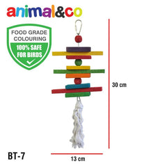 ANIMAL&CO BT7 Boredom Breakers for Bird 30cm Bird Toys Animal and co 