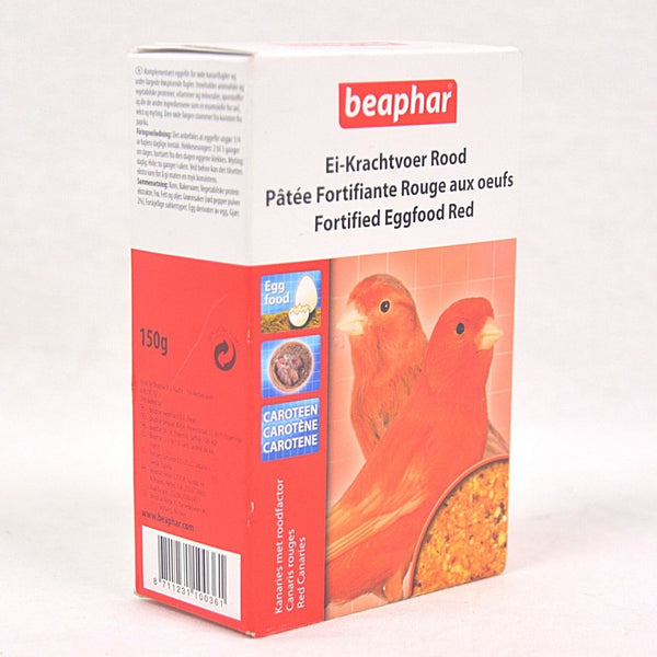 BEAPHAR Fortified EggFood Red 150g Bird Health And Nutrition Beaphar 