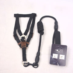 BEJIARY CP13 Rope And Harness Small Pet Collar and Leash Bejiary Black 