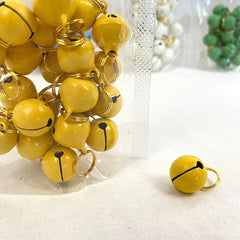 BKK Bell Color Pea Diameter 1.4cm Gold Ring Pet Fashion BKK Yellow 