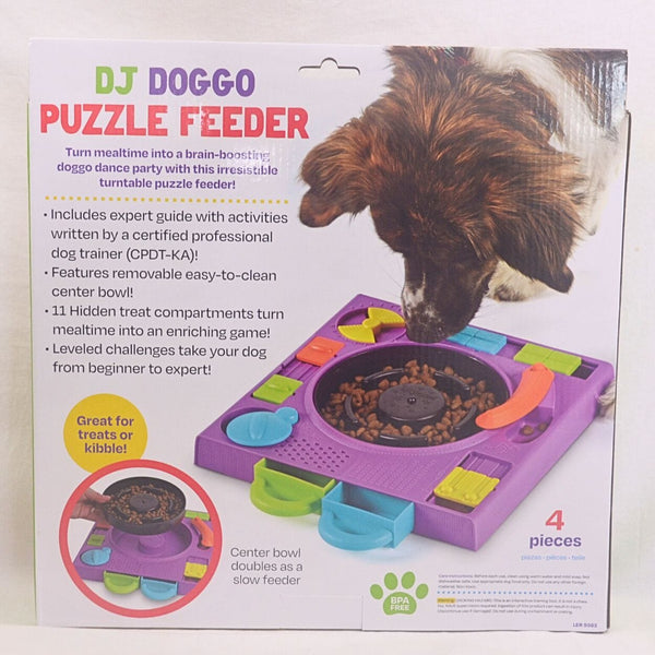 BRIGHTKINS DJ Doggo Station Puzzle Feeder Dog Toy Brightkins 