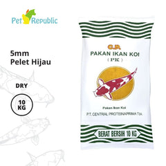 CPPETINDO Pakan Koi PK 5mm Green 10kg Fish Food Hikari 