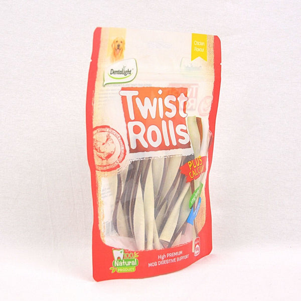 DENTALIGHT Twist Roll Chicken Flavor 100g Dog Dental Chew DENTALIGHT 
