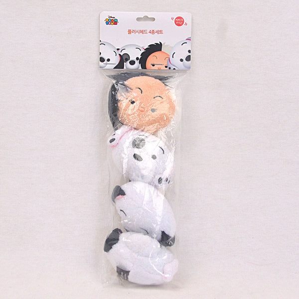 DISNEYPET Mainan Anjing Tsum Tsum Dalmation Head 4 Set Dog Toy Disney 