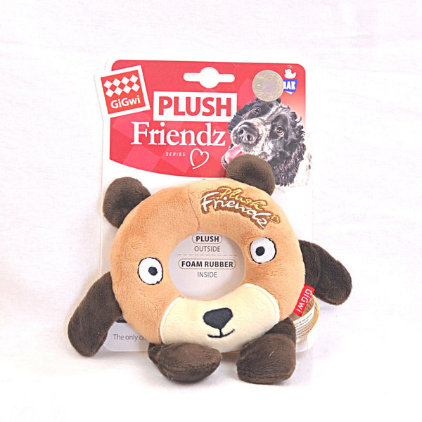 GIGWI Plush Friendz Medium With Foam Rubber Ring 19cm Dog Toy Gigwi 