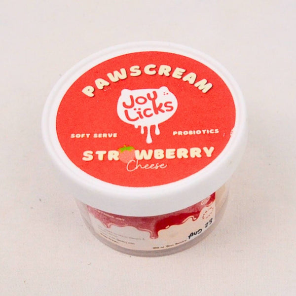 JOYLICKS Snack Anjing Pawscream Strawberry Cheese 100ml Frozen Food Joy Licks 