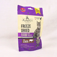 KELLYCO Snack Kucing Freeze Dried Raw Treat Beef Liver 40gr Cat Snack Kelly&Co 