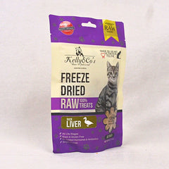 KELLYCO Snack Kucing Freeze Dried Raw Treat Duck Liver 40gr Cat Snack Kelly&Co 