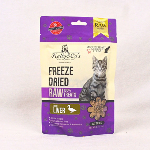 KELLYCO Snack Kucing Freeze Dried Raw Treat Duck Liver 40gr Cat Snack Kelly&Co 