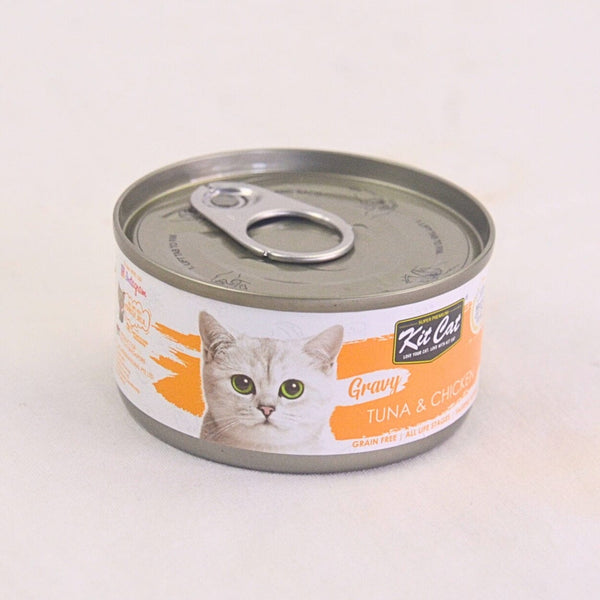 KITCAT Cat Food Canned Petfood Tuna Chicken Gravy 70g Cat Food Wet Kit Cat 