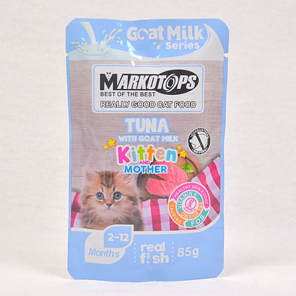 MARKOTOPS Kitten Tuna Goat Milk 85g Cat Food Wet Markotops 