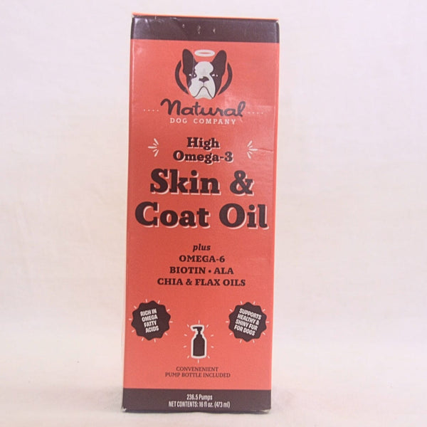 NDC Vitamin Anjing Skin and Coat Oil 473ml Pet Vitamin and Supplement NDC 