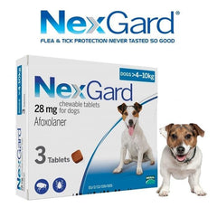 NEXGARD Flea and Tick Chewable Tablets 4-10kg 1pcs For Dog Pet Vitamin and Supplement Nexgard 