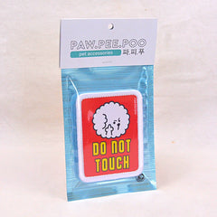PAWPEEPOO Leash Sticker Do Not Touch Pet Fashion Paw Pee Poo 