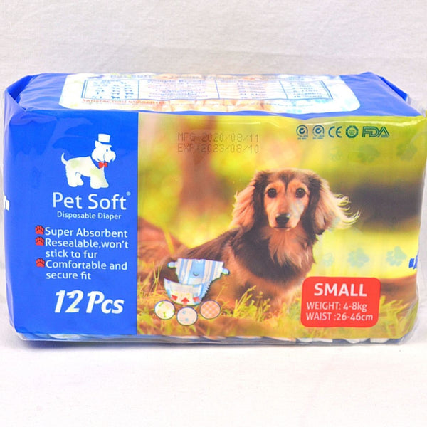 PETSOFT Female Disposable Diapers Dog Sanitation PetSoft S 