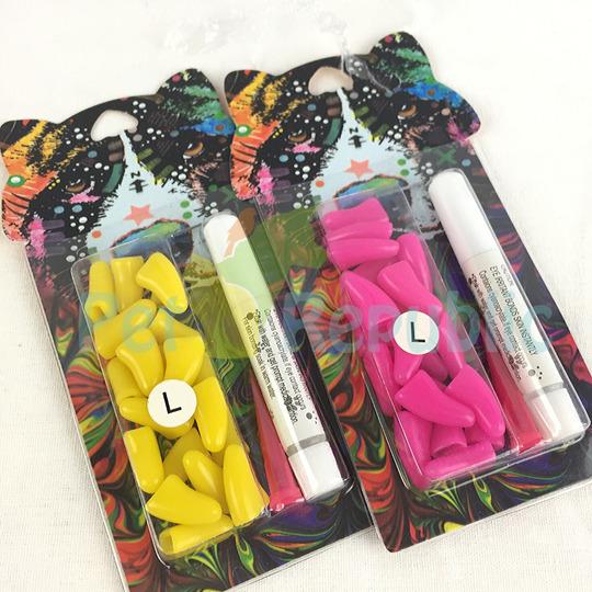 POPDOG Nail Cap Kit Solid Color 20pcs - Pet Republic Jakarta