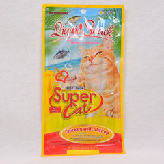 SUPERCAT Liquid Snack Chicken Shrimp 4pcs Cat Snack SuperCat 
