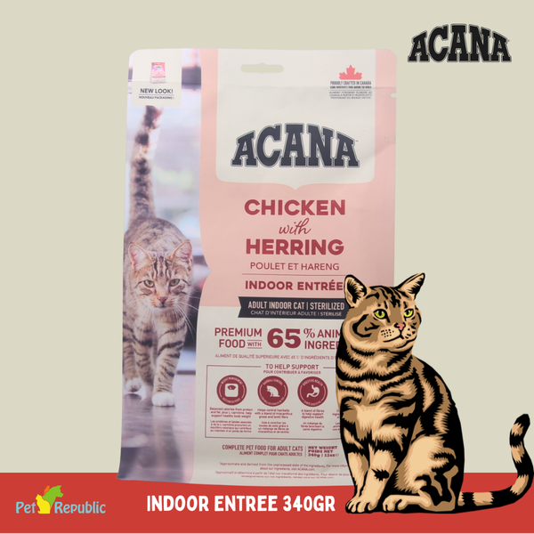 ACANA Makanan Kucing Cat Indoor Entree 340gr