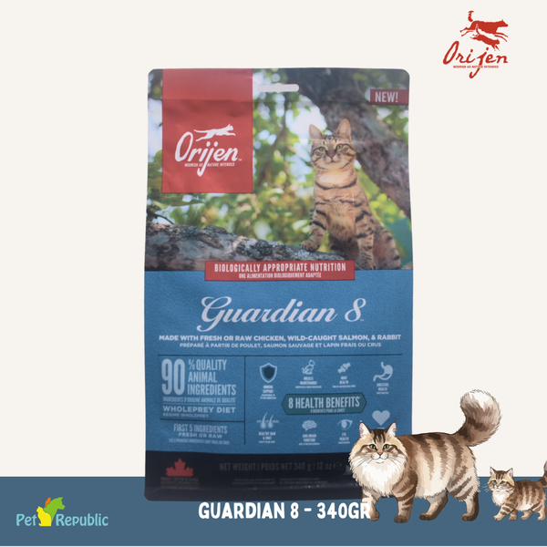 ORIJEN Makanan Kucing Cat Guardian8 Grain Free 340gr
