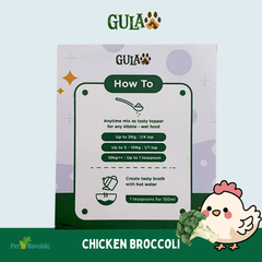 GULAPAWS Kaldu Anjing Kucing Chicken Broccoli Broth Powder Travel 5gr