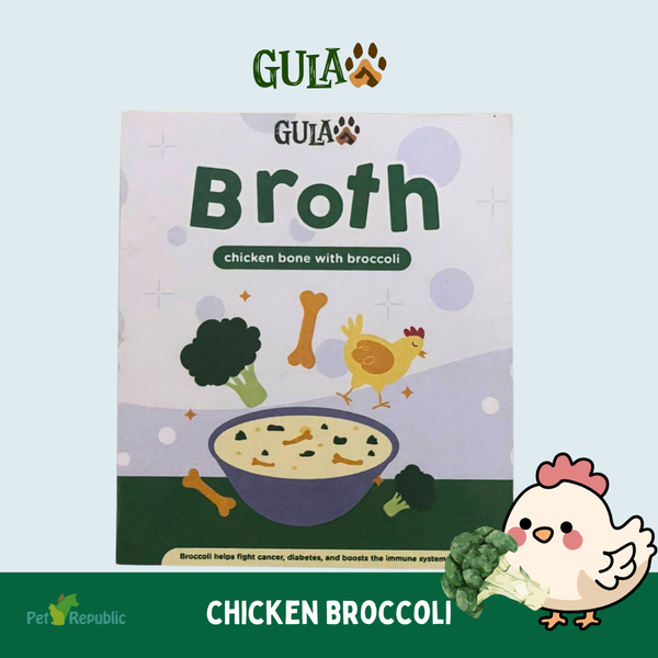 GULAPAWS Kaldu Anjing Kucing Chicken Broccoli Broth Powder Travel 5gr
