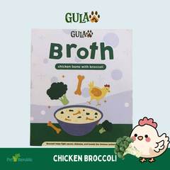 GULAPAWS Kaldu Anjing Kucing Chicken Broccoli Broth Powder Travel 5gr