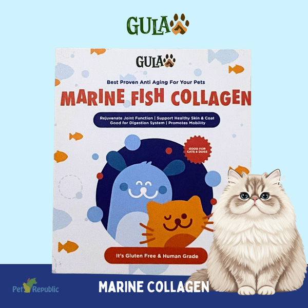 GULAPAWS Vitamin Anjing Kucing Marine Fish Collagen Travel 5gr