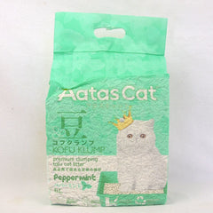 AATAS Cat Kofu Klump Tofu Cat Litter Peach 6L Cat Sanitation Aatas Cat Peppermint 