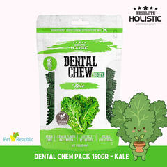 ABSOLUTE Holistic Snack Anjing Dental Chew Kale 160g Dog Dental Snack Tidak ada merek 