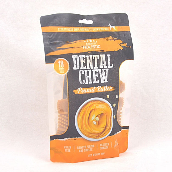 ABSOLUTE Holistic Snack Anjing Dental Chew Peanut Butter 160g Dog Dental Snack Tidak ada merek 
