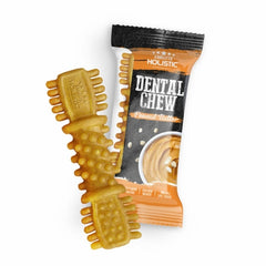 ABSOLUTE Holistic Snack Anjing Dental Chew Peanut Butter 25gr 1pcs Dog Dental Snack Tidak ada merek 