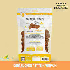 ABSOLUTE Holistic Snack Anjing Dental Chew Pumpkin 160g Dog Dental Snack Absolute Holistic 