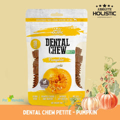 ABSOLUTE Holistic Snack Anjing Dental Chew Pumpkin 160g Dog Dental Snack Absolute Holistic 
