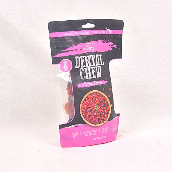 ABSOLUTE Snack Anjing Holistic Dental Chew Cranberry 160g Dog Dental Snack Tidak ada merek 