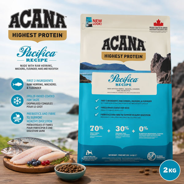 ACANA Makanan Anjing Dog Pasifica 2kg Dog Food Dry Tidak ada merek 