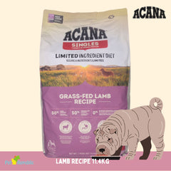 ACANA Makanan Anjing Grass Fed Lamb Single Protein 11.4kg Dog Food Dry Tidak ada merek 