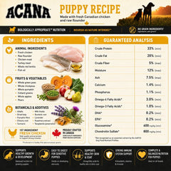 ACANA Makanan Anjing Puppy Recipe 2kg Dog Food Dry Tidak ada merek 