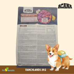 ACANA Makanan Anjing Ranchlands 2kg Dog Food Dry Tidak ada merek 