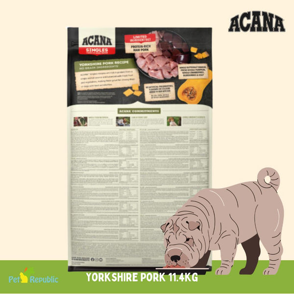 ACANA Makanan Anjing Yorkshire PORK 11.4kg no type Tidak ada merek 