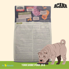 ACANA Makanan Anjing Yorkshire PORK 2kg Dog Food Dry Tidak ada merek 