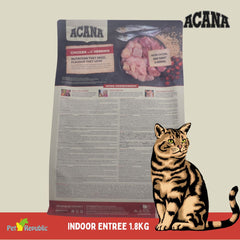 ACANA Makanan Kucing Cat Indoor Entree 1.8kg cat dry food Tidak ada merek 