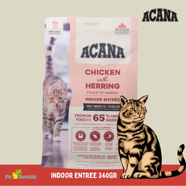 ACANA Makanan Kucing Cat Indoor Entree 340gr cat dry food Tidak ada merek 