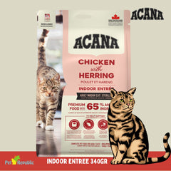 ACANA Makanan Kucing Cat Indoor Entree 340gr cat dry food Tidak ada merek 