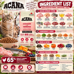ACANA Makanan Kucing Cat Indoor Entree 340gr cat dry food Tidak ada merek 