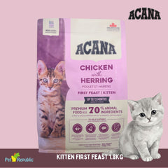 ACANA Makanan Kucing Kitten First Feast 1.8kg cat dry food Tidak ada merek 